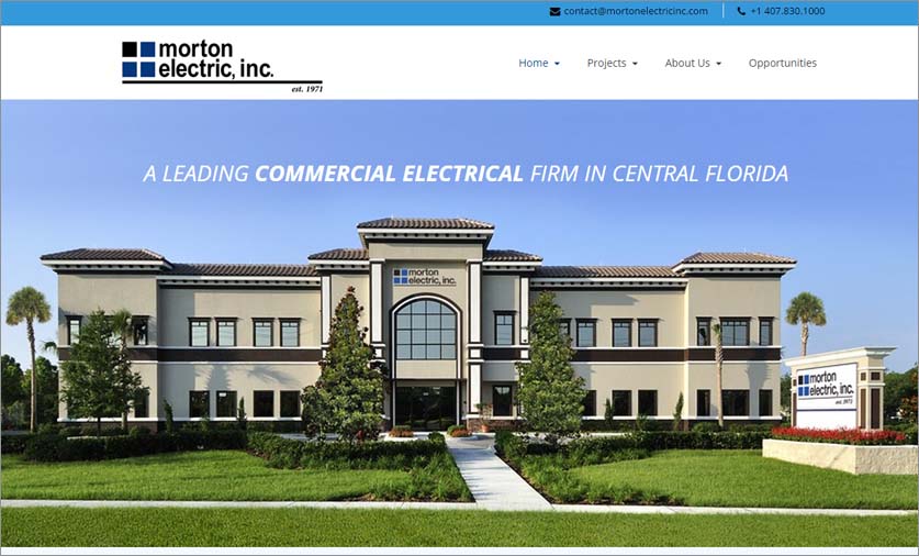 Morton Electric launches new website